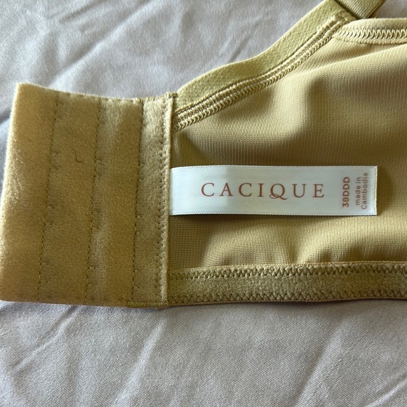 Cacique Tan Seamless Bra with Adjustable Straps - Picture 5 of 8